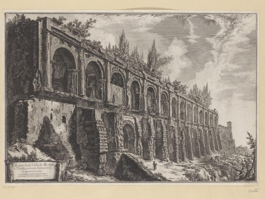 Avanzi della Villa di Mecenate a Tivoli