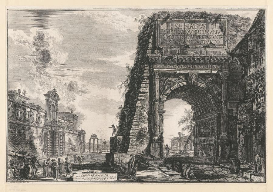 Veduta dell'Arco di Tito (Gezicht op de Boog van Titus)