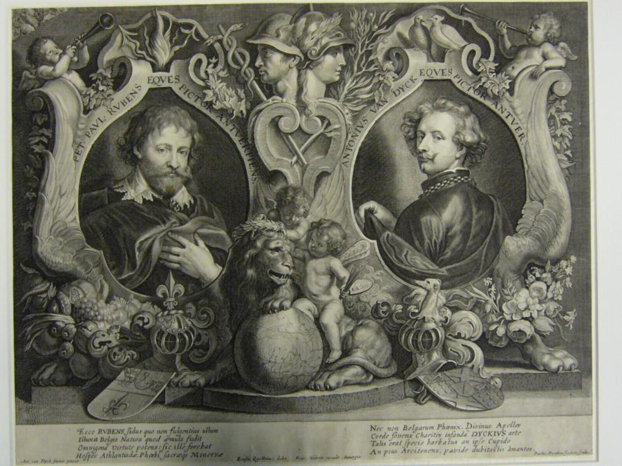 Portret van Peter Paul Rubens en Anthonie van Dijck - Museum Boijmans
