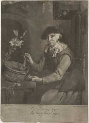 de-haringverkoopster