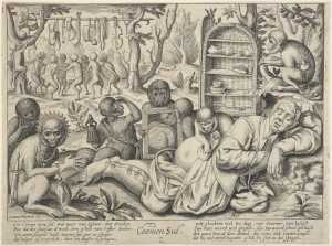 slapende-marskramer-beroofd-door-apen