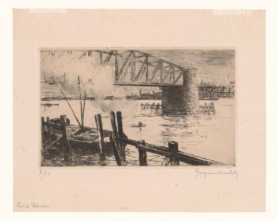 Spoorbrug over de Koningshaven te Rotterdam