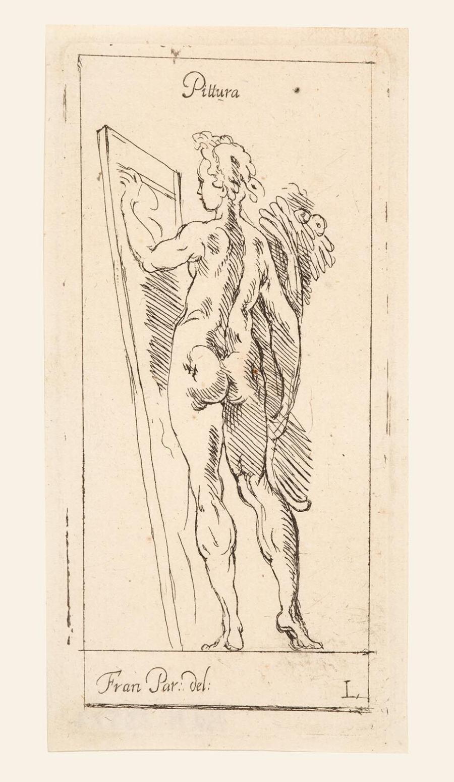 Etching after Parmigianino: Pittura