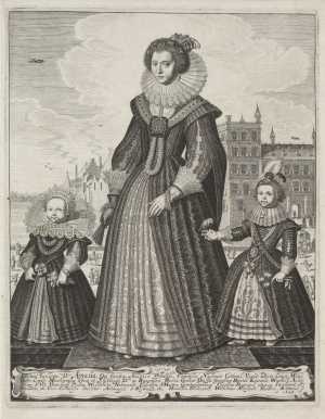 portrait-of-amalia-princess-of-solms-with-prince-william-and-princess-louise-henriette