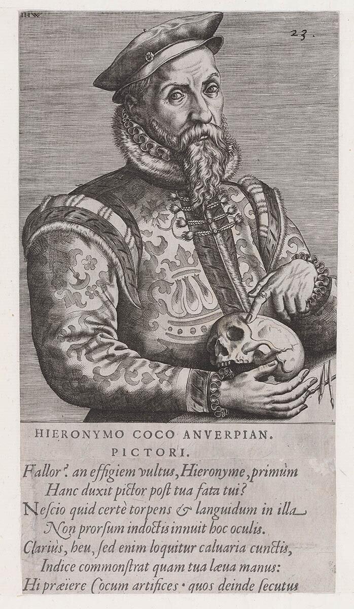 Portret van Hieronymus Cock