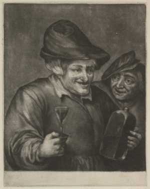 vrouw-met-glas-en-fles