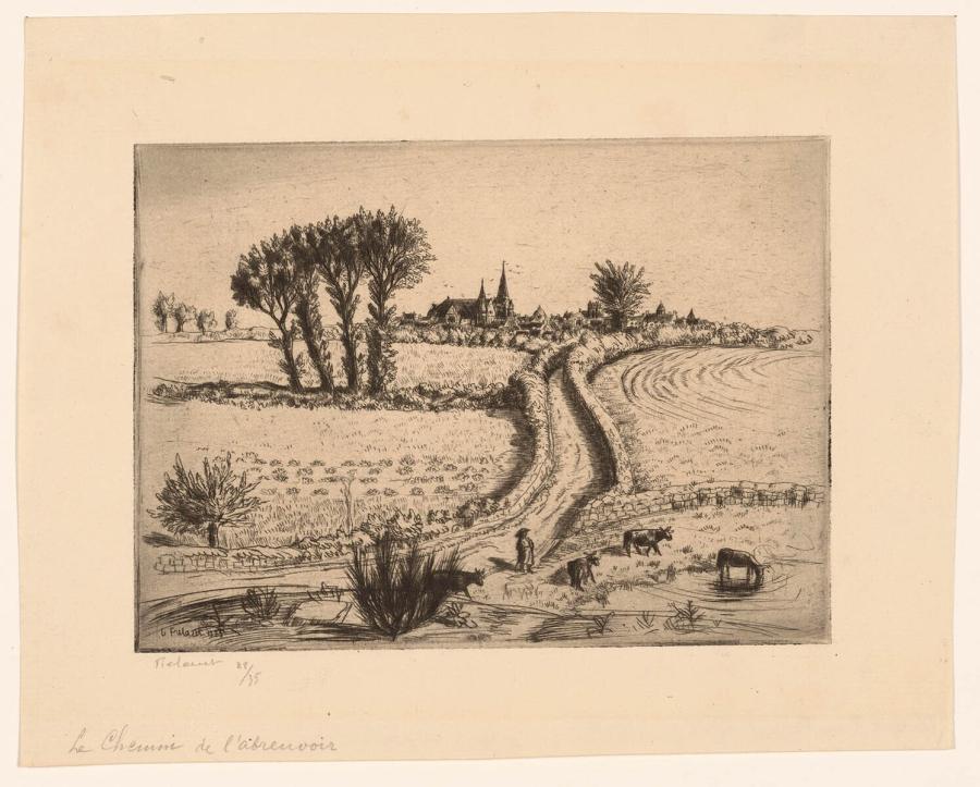 De weg naar de drinkplaats