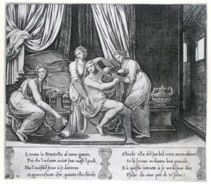 nimfen-helpen-psyche-bij-haar-toilet