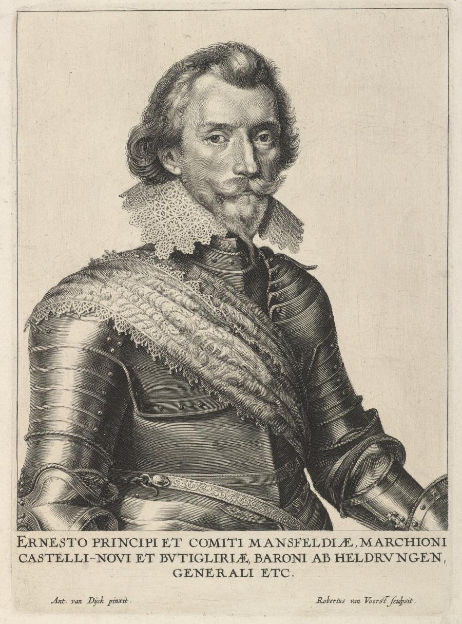 Portrait of Ernest, count of Mansfeld
