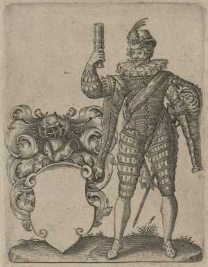 staande-edelman-met-in-zijn-rechterhand-een-genopt-hoog-glas