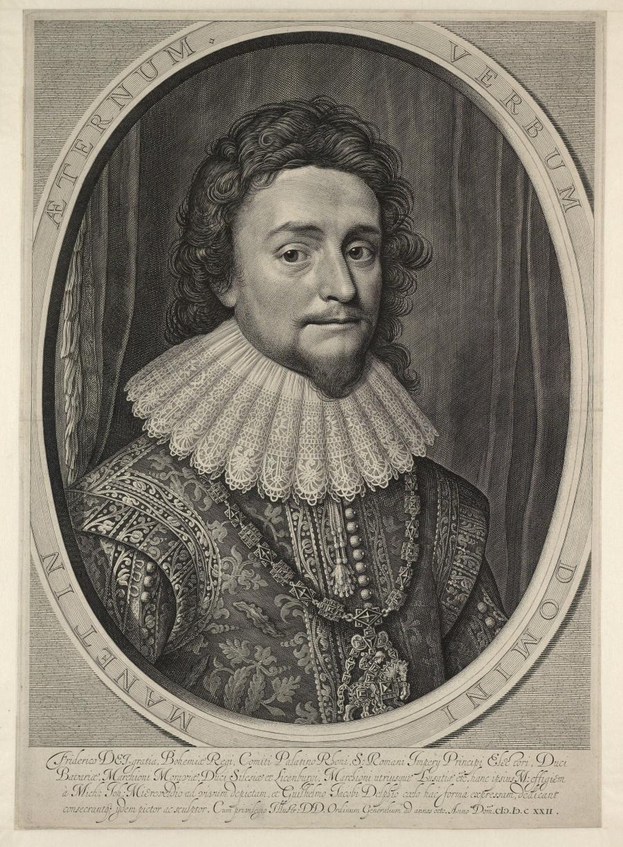 Portret van koning Frederik van Bohemen