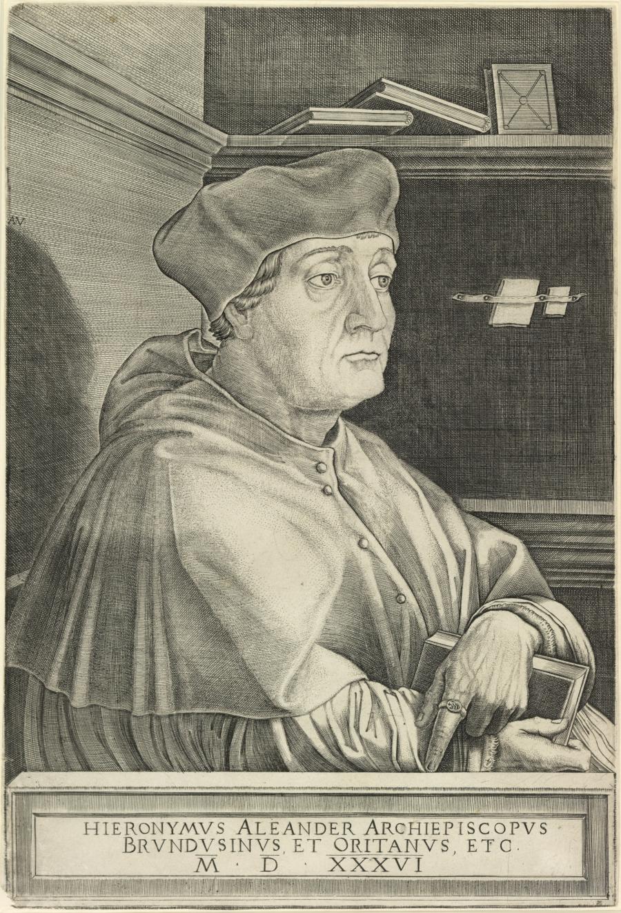 Portret van Hieronymus Aleander