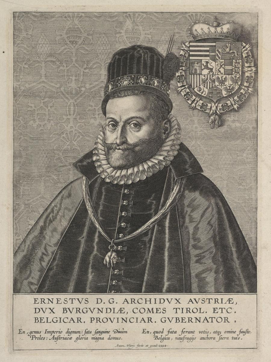 Portret van aartshertog  Ernst van Oostenrijk