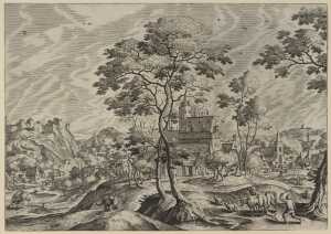 village-landscape-with-a-castle