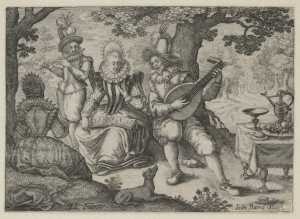 musicerend-gezelschap-in-bos