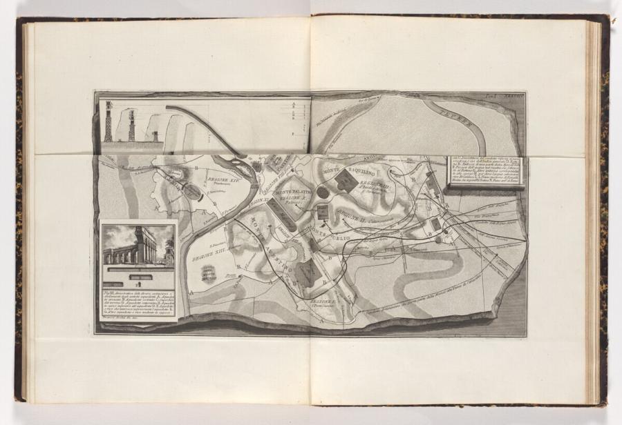 Tavola Topografica di Roma (Topografische kaart van Rome)