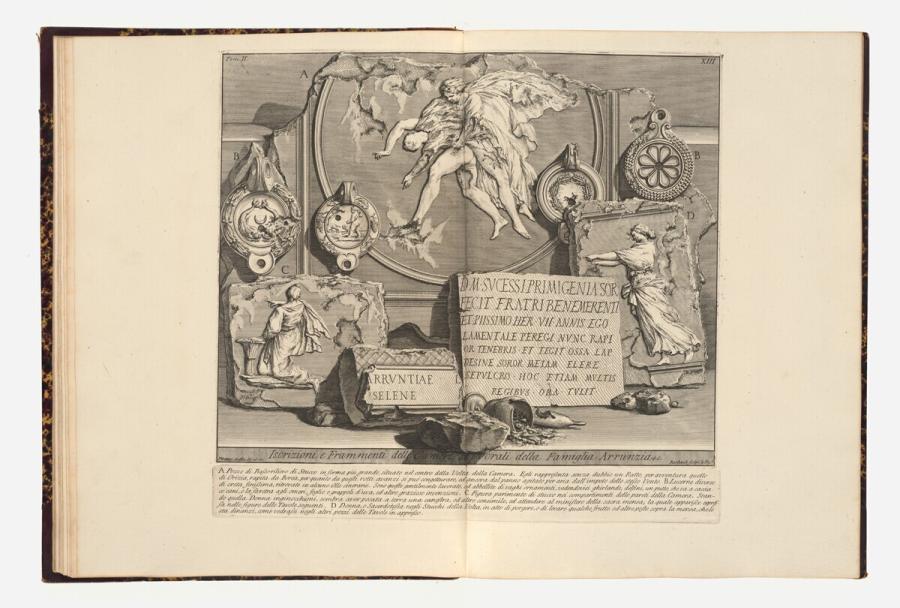 Iscrizioni e Frammenti delle Camere sepolcrali della Famiglia Arrunzia