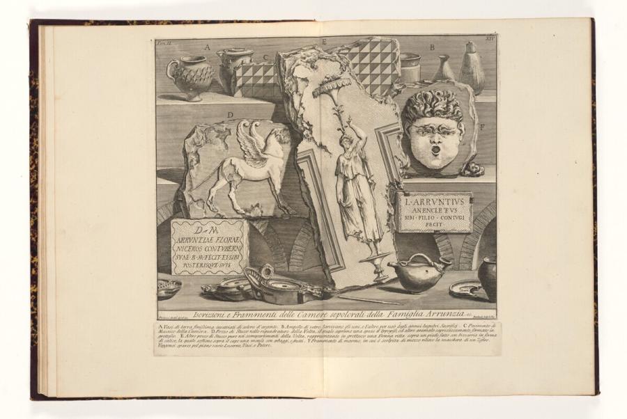 Iscrizioni e Frammenti delle Camere sepolcrali della Famiglia Arrunzia