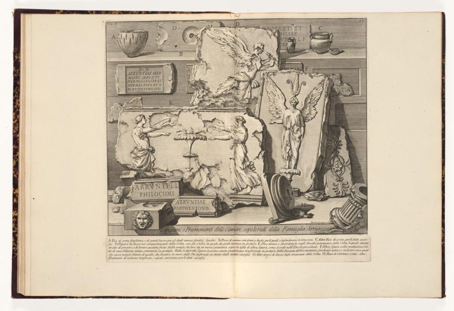 Iscrizioni e Frammenti delle Camere sepolcrali della Famiglia Arrunzia