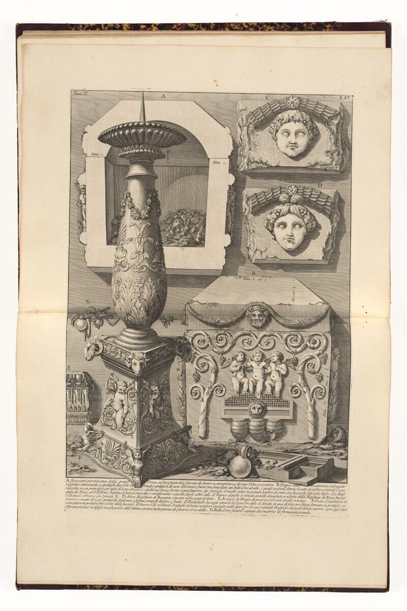 Spaccato per traverso della grand Urna (Doorsnede van de grote urn)