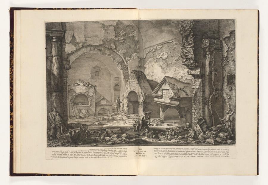 Veduta dell’Ingresso della Camera Sepolcrale di L. Arrunzio (Gezicht op de ingang van de grafkamer van L. Arruntius)