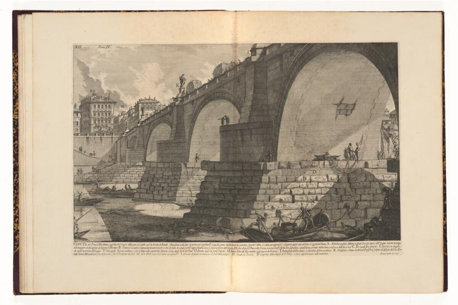 Vedute del Ponte d’Elio Adriano, oggi detto di S. Angelo