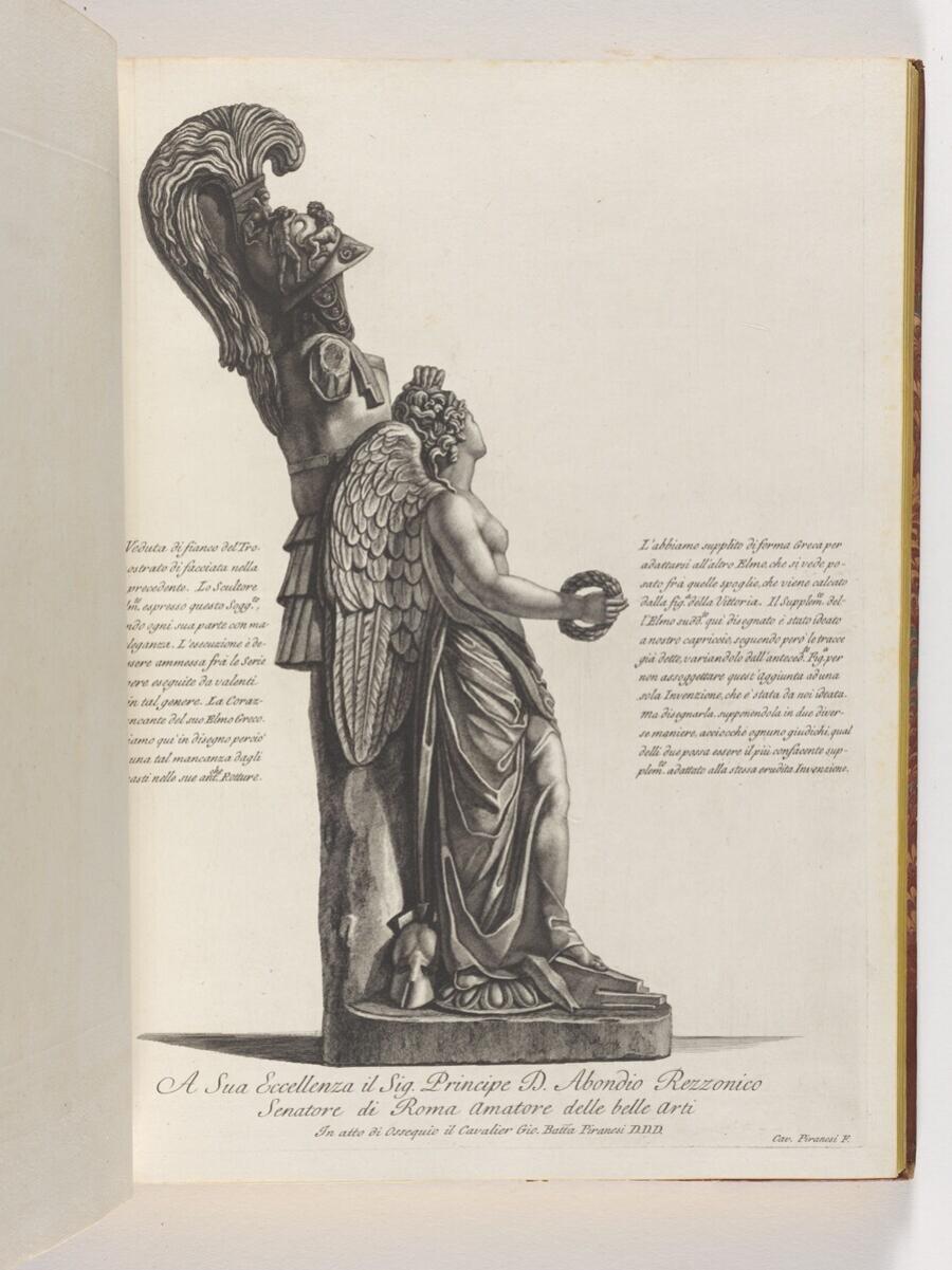 Altra Veduta dei fianco del Trofeo (Een ander aanzicht van de zijkanten van de trofee)