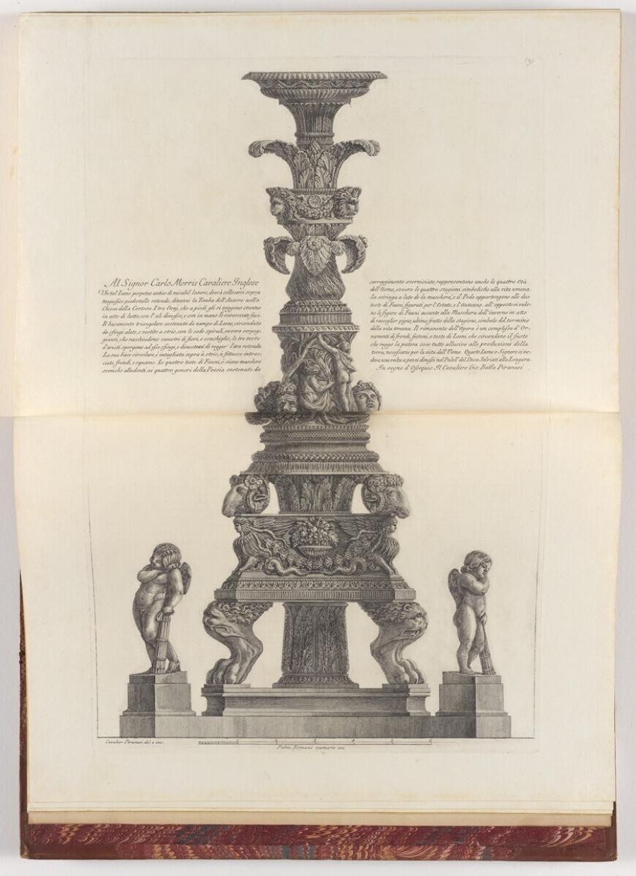 Candelabra, Designed by Piranesi for His Tomb
