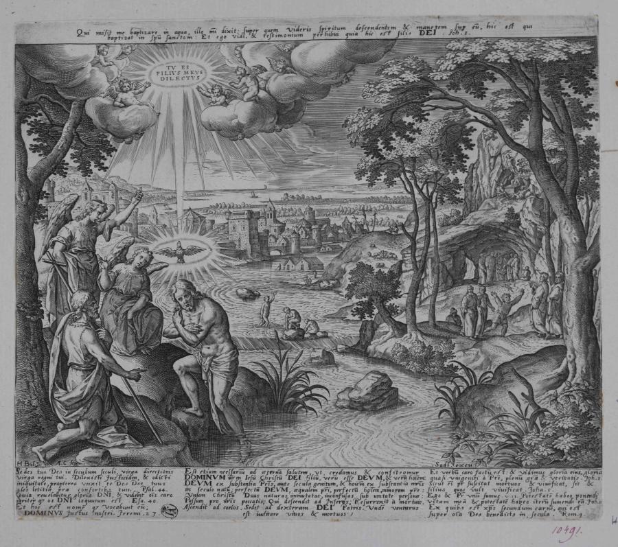 The baptism of Jesus