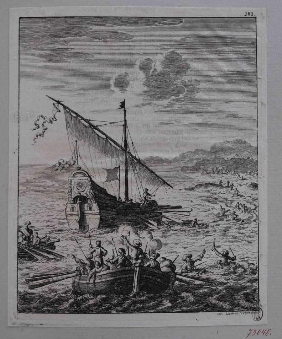 Ship of Writer Jean de Thevenot Overpowered by Pirates