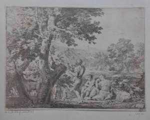 lanschap-met-herders-en-een-hond