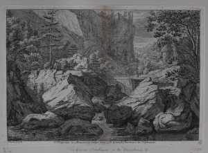 landscape-with-a-dam-and-stream-among-large-rocks