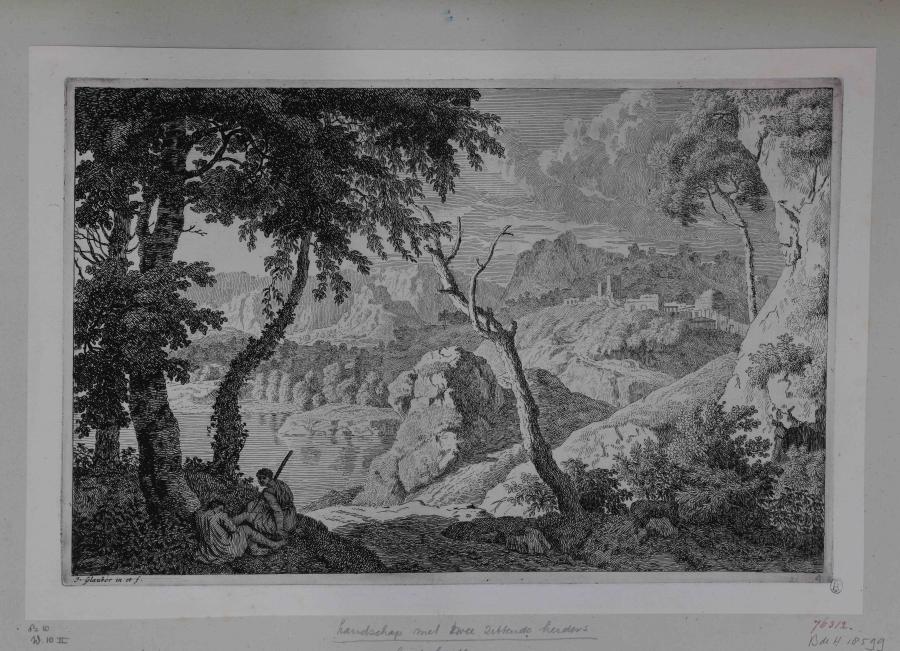 Landscape with Two Seated Shepherds