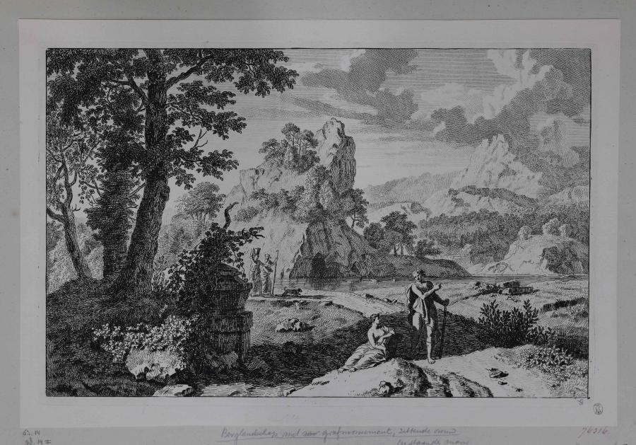 Landscape with Mountains and Various Figures