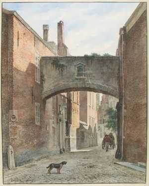 een-straat-met-brug-tussen-twee-huizen