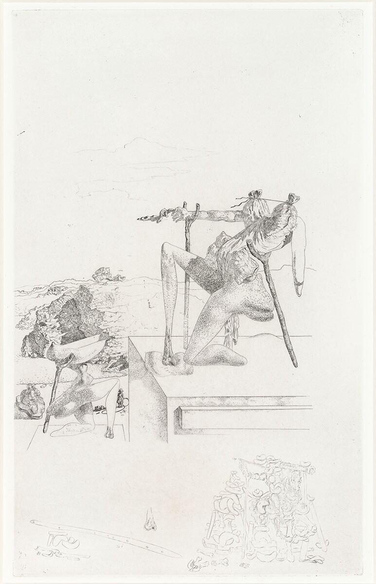 Illustratie bij 'Les chants de Maldoror'