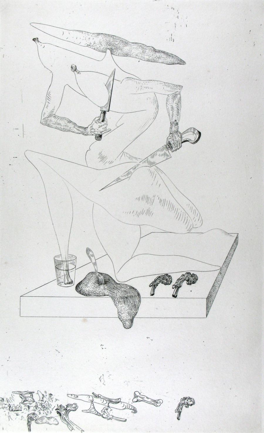 Illustratie bij 'Les chants de Maldoror'