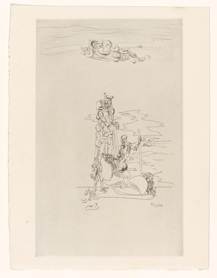 Illustratie bij 'Les chants de Maldoror'