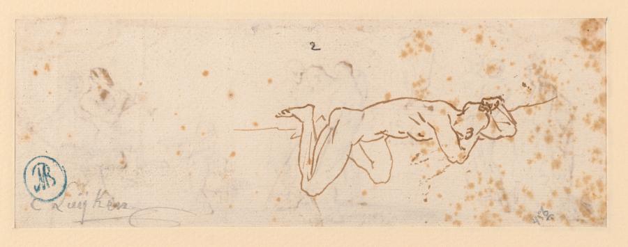Study of a Lying Figure