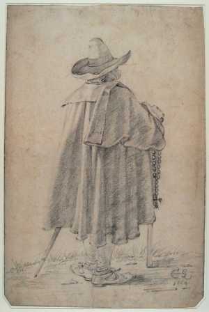 standing-man-with-a-hat-seen-from-the-back