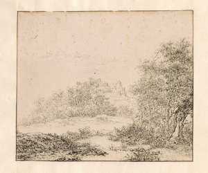 duinlandschap-met-een-stad-in-het-verschiet