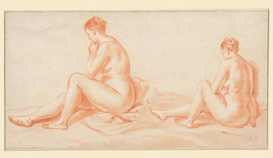 Two Sketches of a Naked Woman