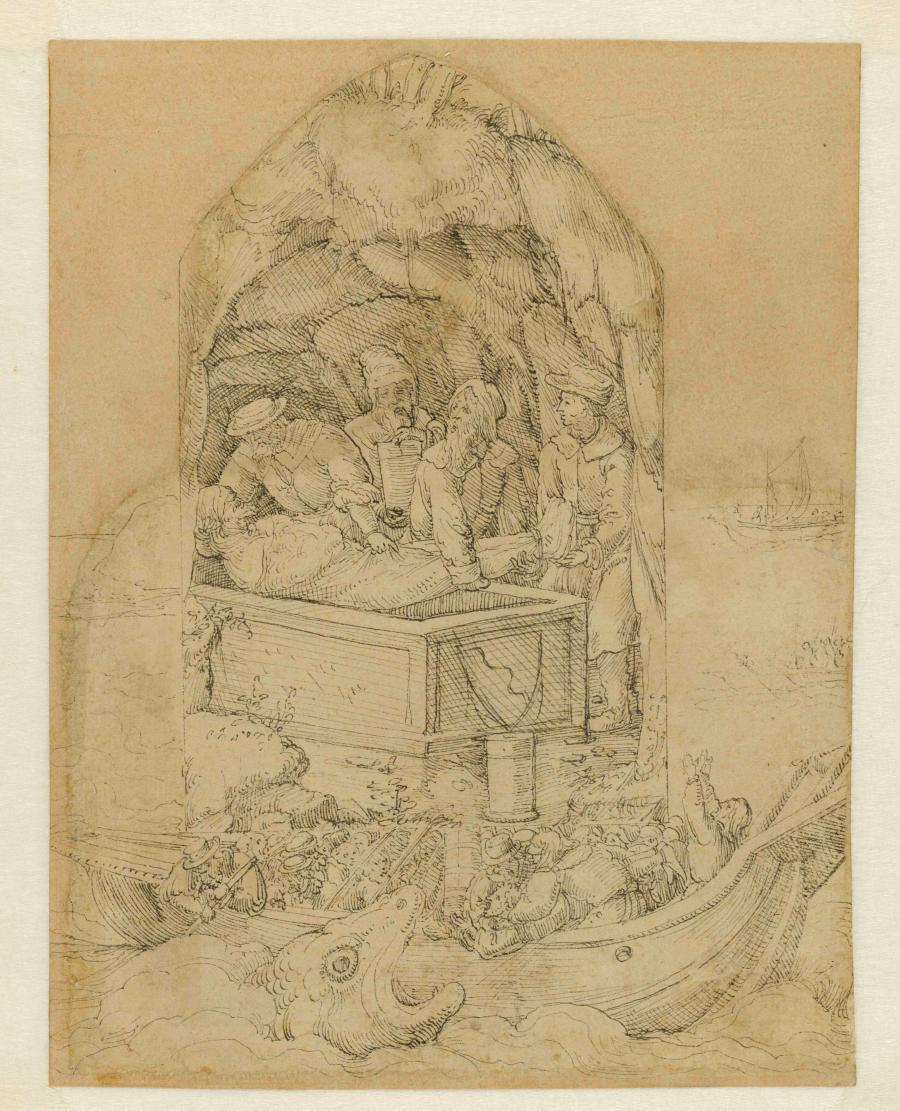 The Entombment (above), Jonah and the Whale (below)