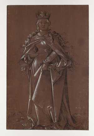 standing-female-saint-reading-a-book