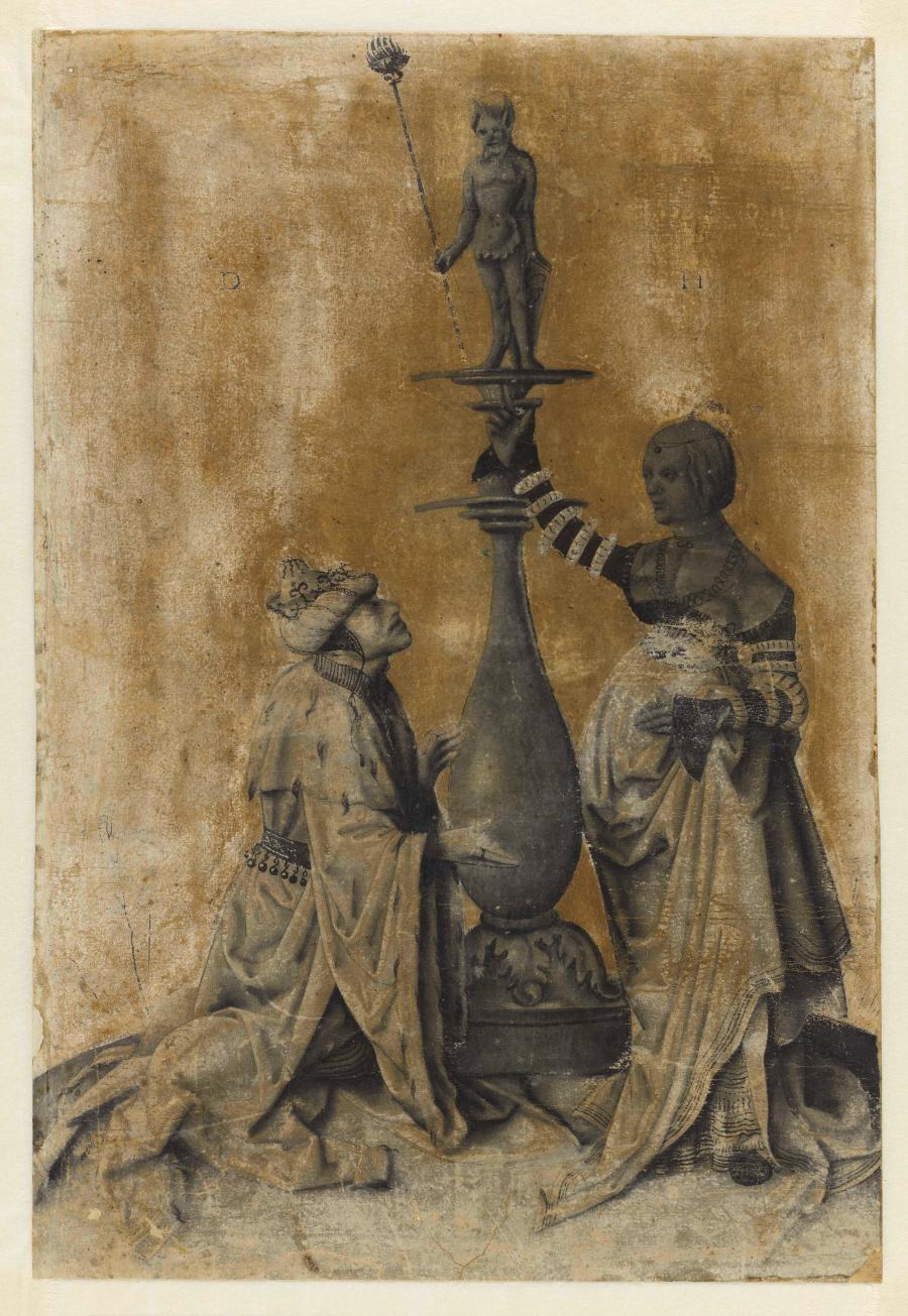 King Salomo Adoring an Idol