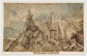 mountain-landscape-with-a-ruin