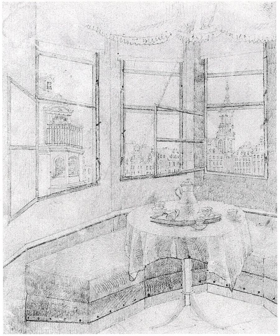 Interior at a Bay Window (Dresden)