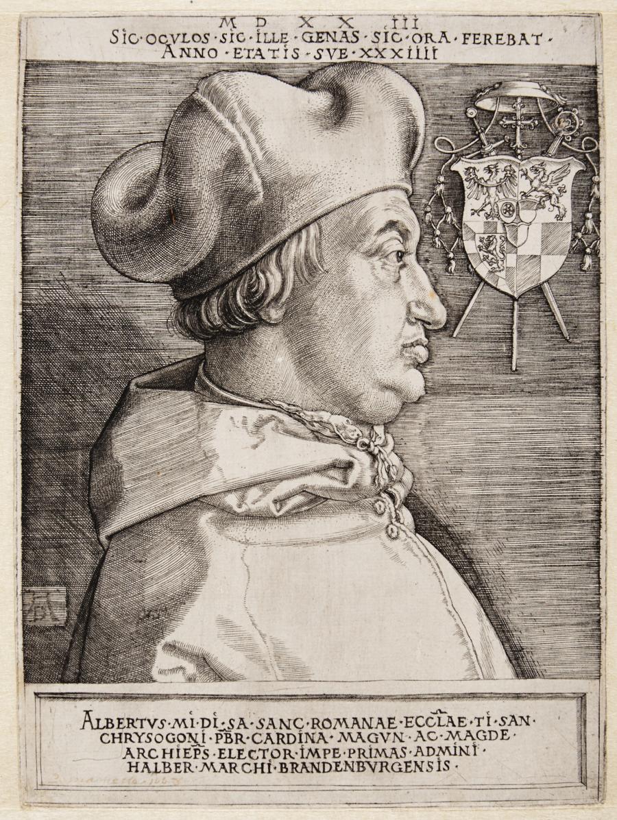 Portrait of Cardinal Albrecht of Brandenburg
