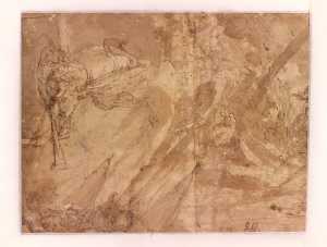 study-of-a-trumpet-blowing-angel