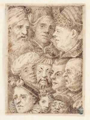 ten-heads-of-various-characters